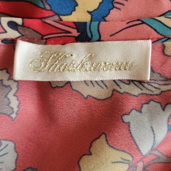 Shoshanna Red Smocked Mini Dress Size Medium - Picture 6 of 6